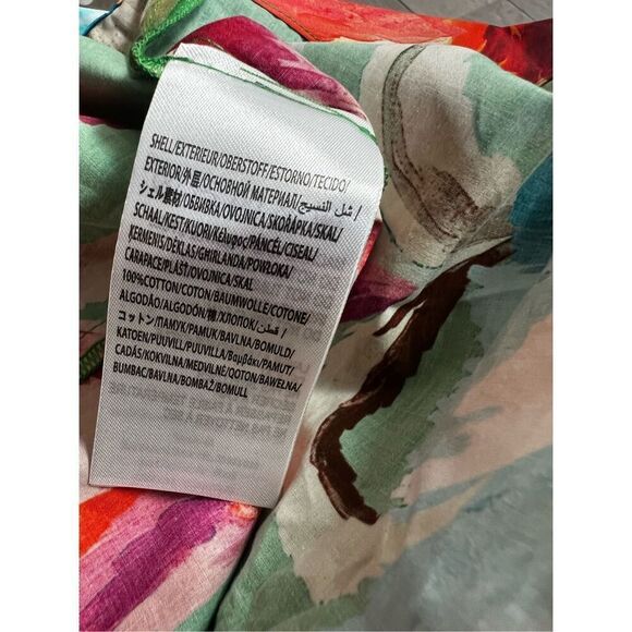 Farm Rio Women's Multicolor Tropicart Floral Sleeveless Midi Dress Large NWT - Picture 14 of 14